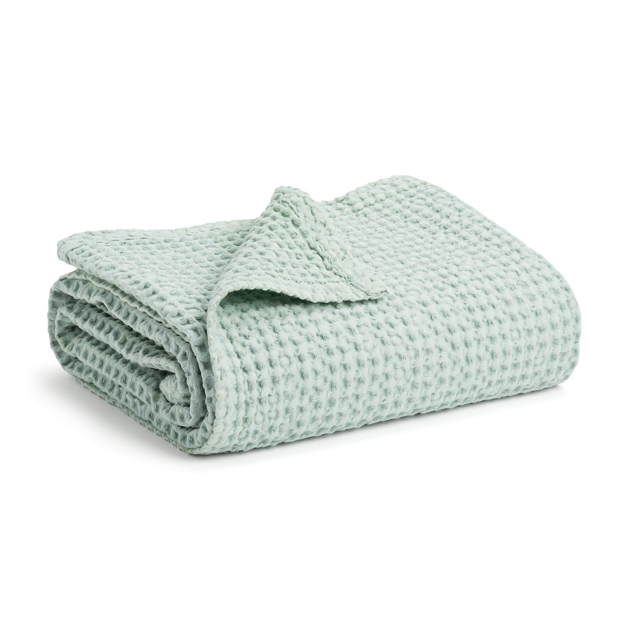 Simka Rose Waffle Baby Blanket - Ultra Soft & Breathable Cotton Swaddle Blanket for Newborns - Nursery, Stroller, Crib & Car Seat Cover - Gender Neutral Receiving Wrap for Baby Shower Gifts & Photo Props