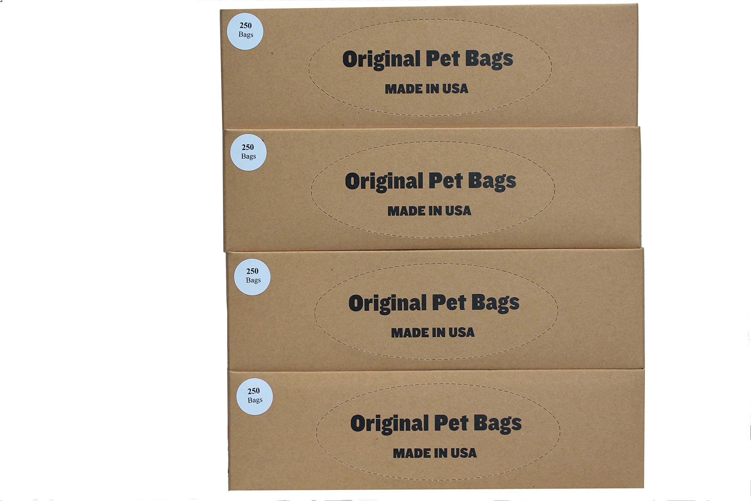 Premium Dog Waste Bags Refill - 1000/2000 Count, 8x13 Inch Biodegradable Poop Bags for HOA Pet Stations & Residential Use | Made in USA | Perfect for Park Walks, Backyard Cleanup & On-the-Go Pet Care