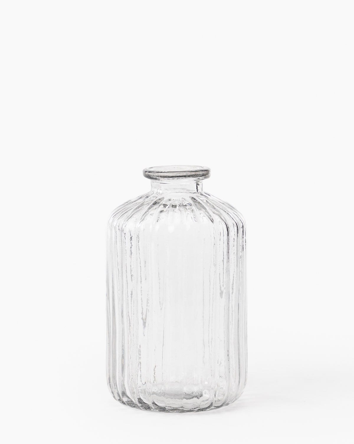 Verlice Clear Glass Cylinder Vase - 12 Inch Tall Modern Flower Vase for Home Decor, Wedding Centerpieces & Office Desk Decorations