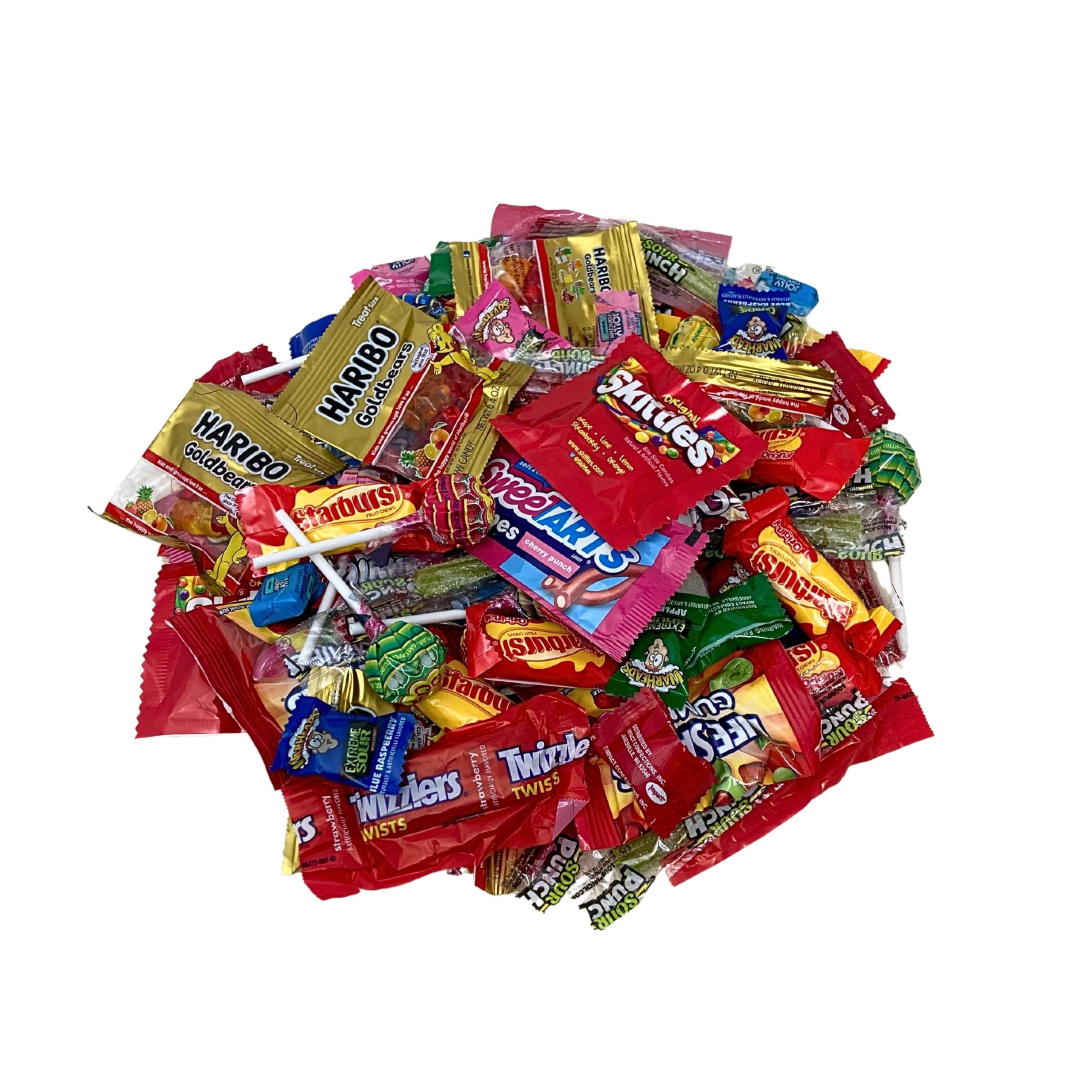 **1.5 lbs Assorted Holiday Candy Mix - Bulk Individually Wrapped Party Candy Variety Pack (Skittles, Starburst, Gummies, Lollipops & More) - Made in USA (24 Oz) - Perfect for Christmas, Halloween, Birthdays & Office Celebrations**