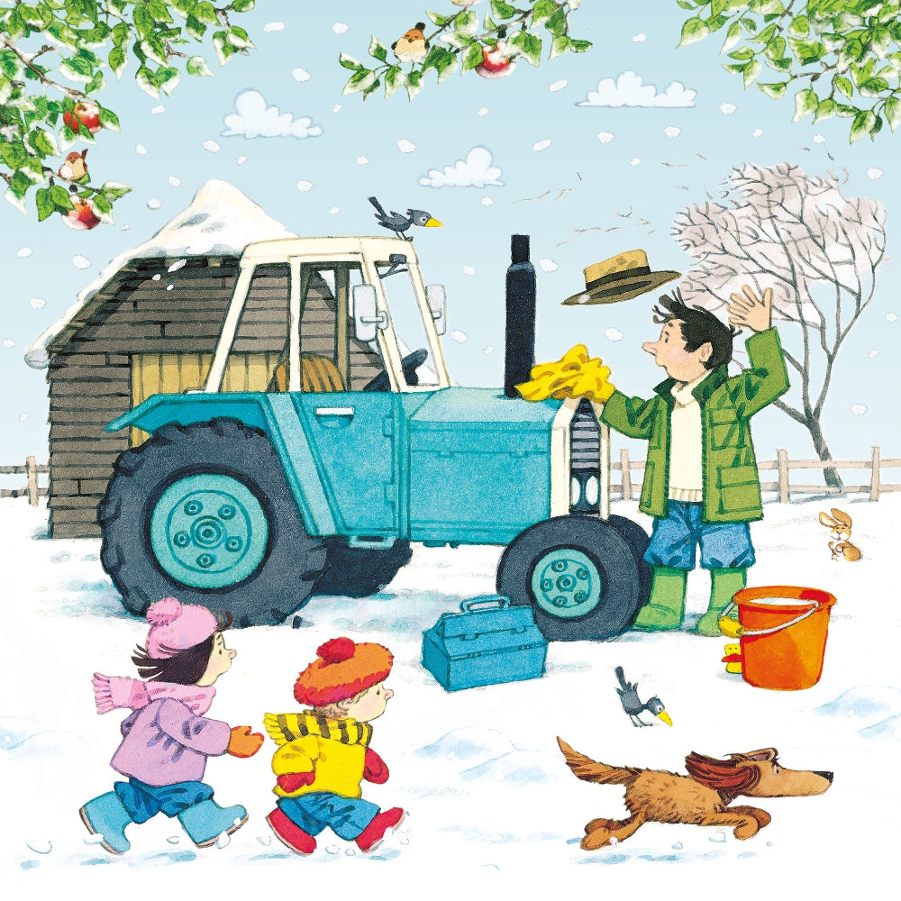 First Jigsaws and Book: Tractors - Fun Learning Toys for Toddlers | Perfect for Early Childhood Education & Farm-Themed Playtime