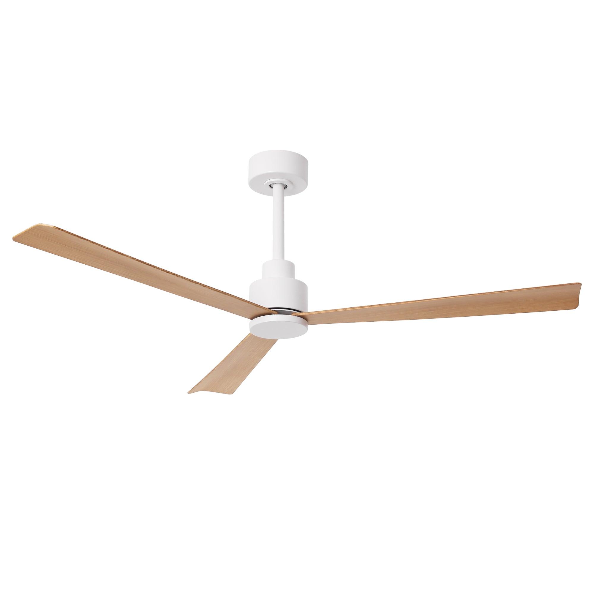 52 Inch Esther 3-Blade Modern Ceiling Fan with Remote Control - Downrod Mount, Quiet Operation, Energy Efficient - Perfect for Living Room, Bedroom, and Office Spaces