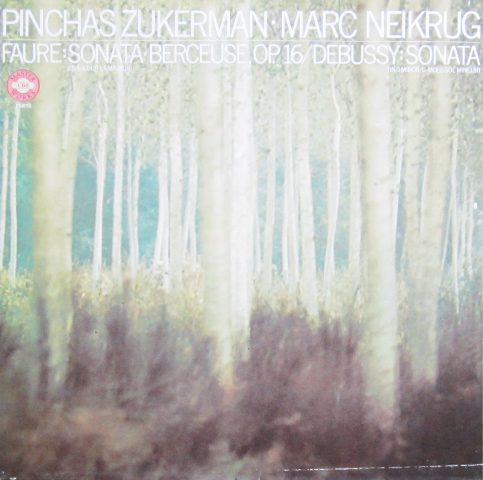 Faure & Debussy: Sonatas Vinyl LP Record - Classical Music for Relaxation, Dinner Parties & Romantic Evenings
