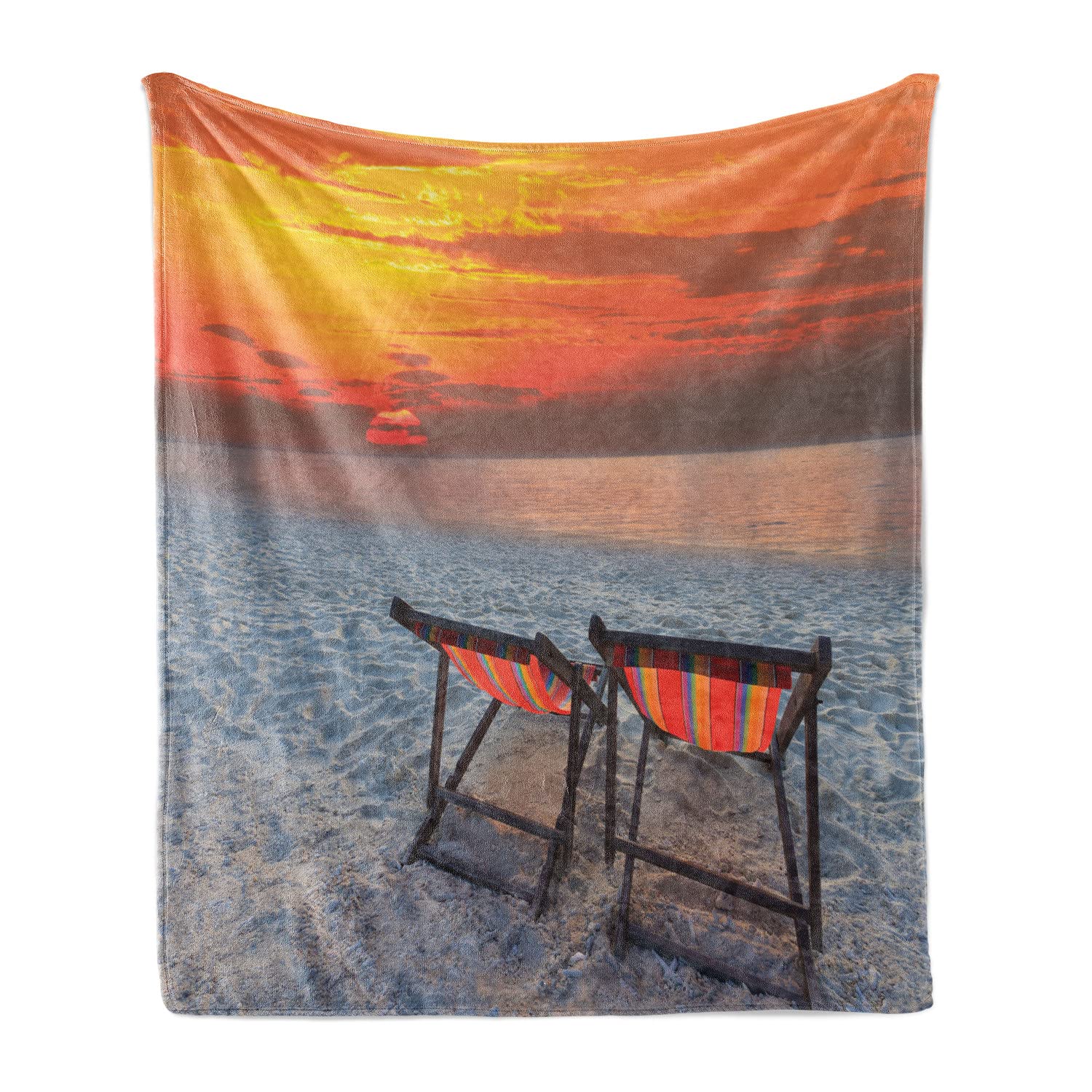 Ambesonne Seaside Throw Blanket - 60