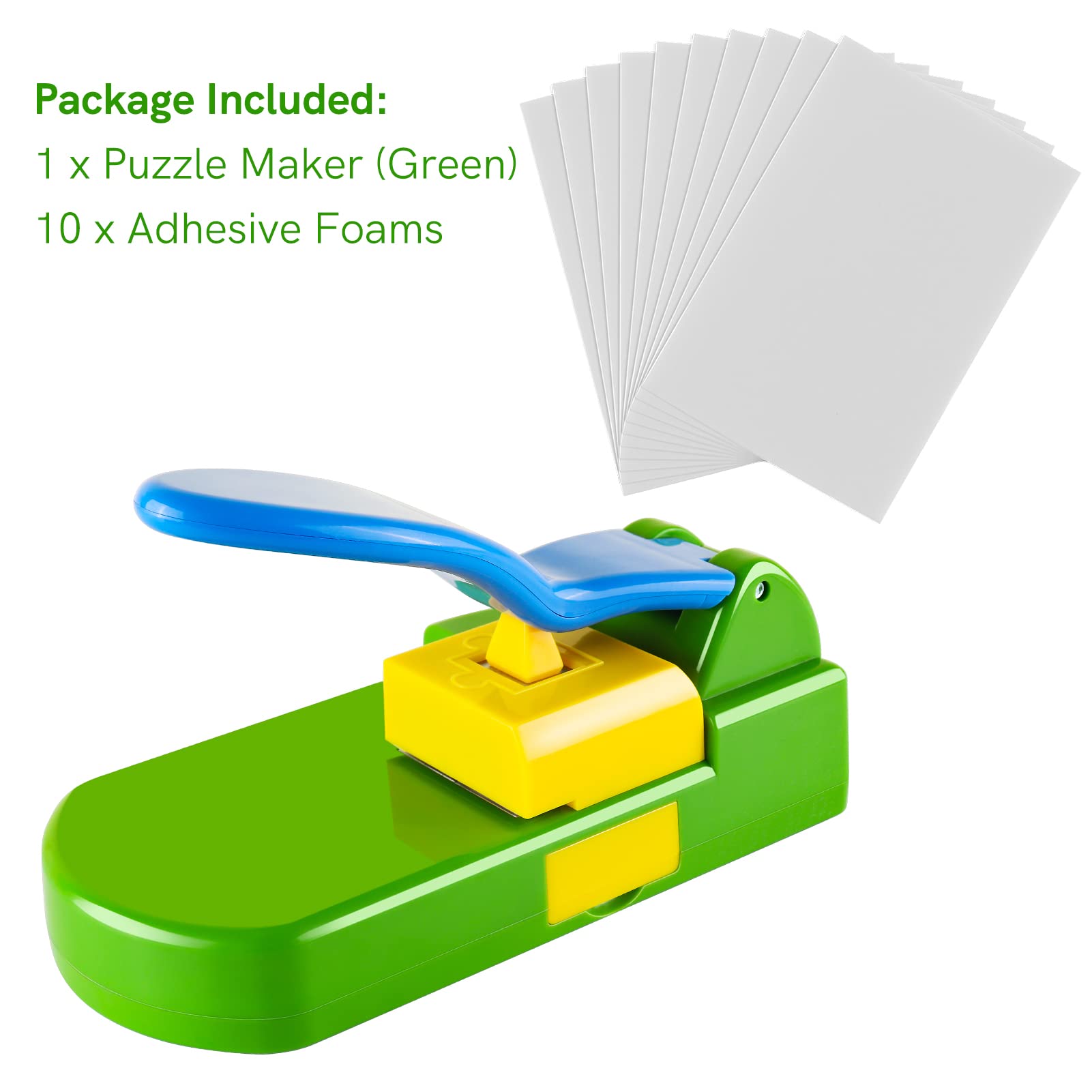 BAOFALI Puzzle Maker Machine - DIY Jigsaw Puzzle Cutter with 10 Adhesive Foam Sheets for Arts & Crafts, Scrapbooking & Home Decor - Perfect for Custom Puzzles, Photo Gifts & Creative Projects