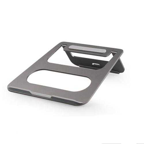 Cooskin Universal Folding Laptop Stand - Aluminum Alloy Adjustable Computer Stand with Cooling Function for MacBook, iPad, Tablet - Perfect for Home Office, Gaming & Travel Use