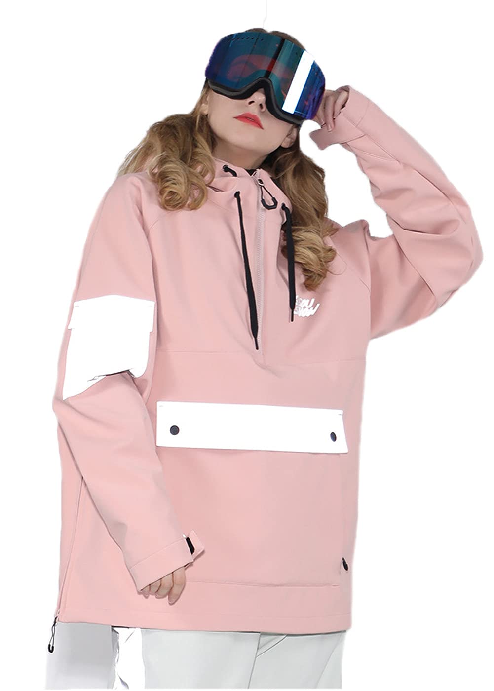 Waterproof Insulated Ski Jacket for Men & Women - Colorful Luminous Snowboarding Suit with Warm Thick Padding | Perfect for Winter Sports, Skiing, Snowboarding & Outdoor Activities