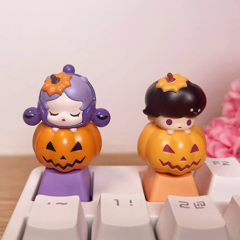 ACGAM Halloween DIY Artisan Keycaps - Custom Mechanical Keyboard Keycaps for Halloween Gaming & Typing - Perfect for Gamers, Typists & Keyboard Enthusiasts