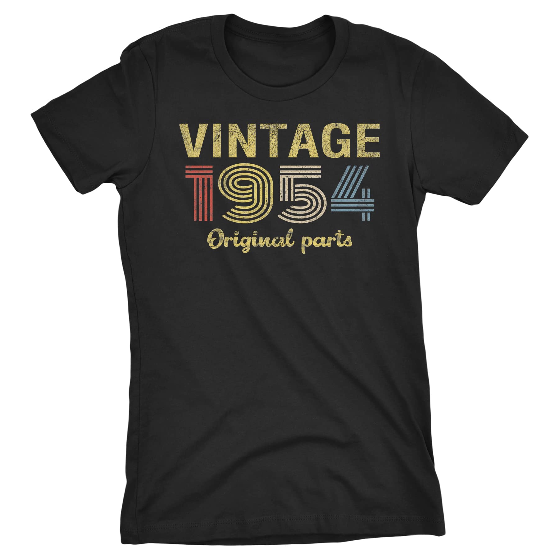 Vintage 69th Birthday Gift T-Shirt for Women - Original 1954 Retro Design - Funny & Unique 69th Birthday Present - Perfect for Parties, Celebrations & Special Occasions
