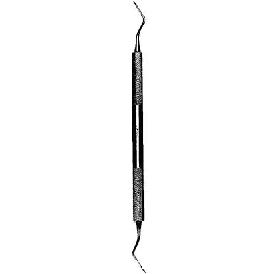 Columbia Double-Ended Curette Set #4L & #4R - Dental Scaler Tools for Tartar Removal & Plaque Control - Perfect for Professional Dental Cleaning & Oral Hygiene Care