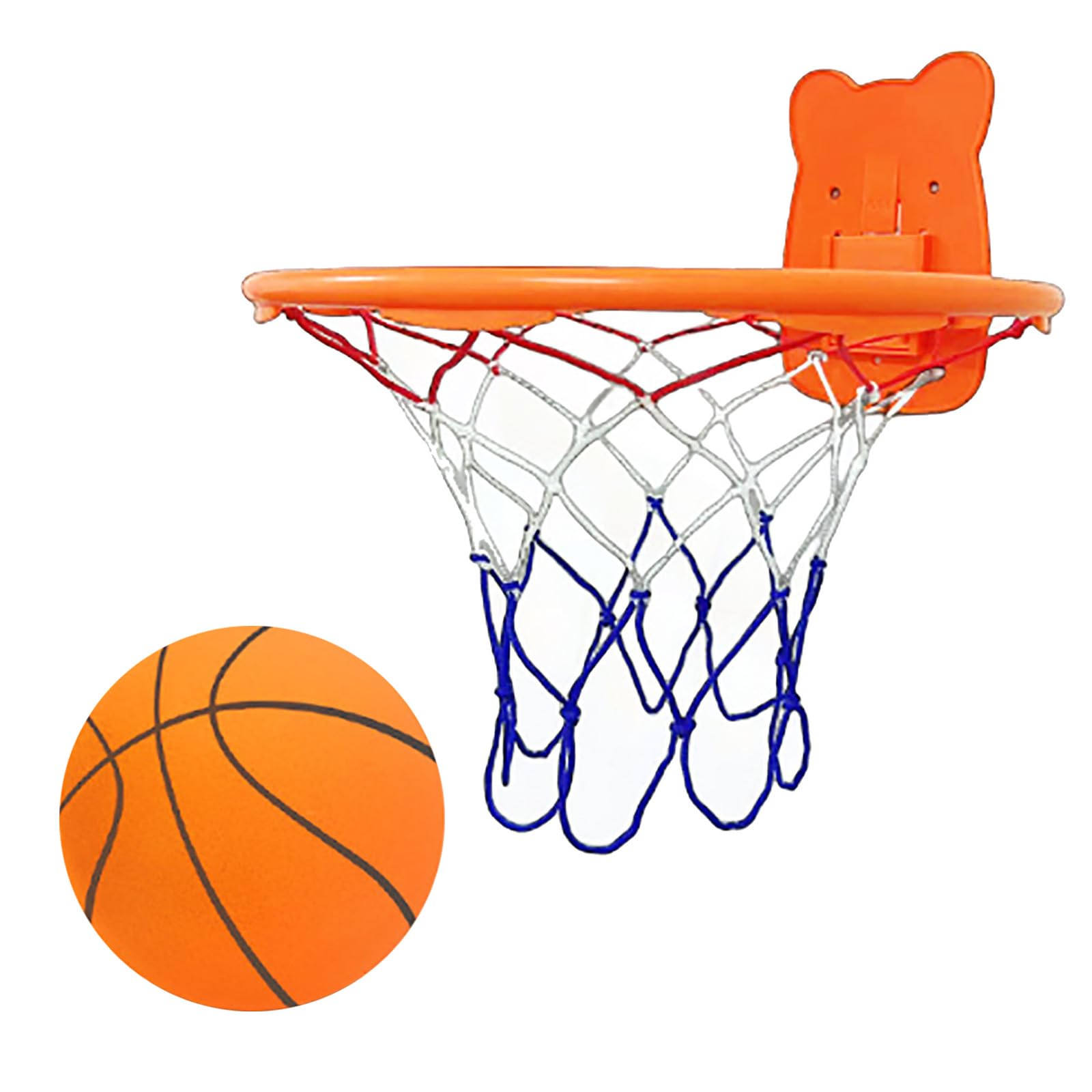 Mini Basketball Hoop for Kids - Wall Mount Indoor Hoop with Ball for Home Play
