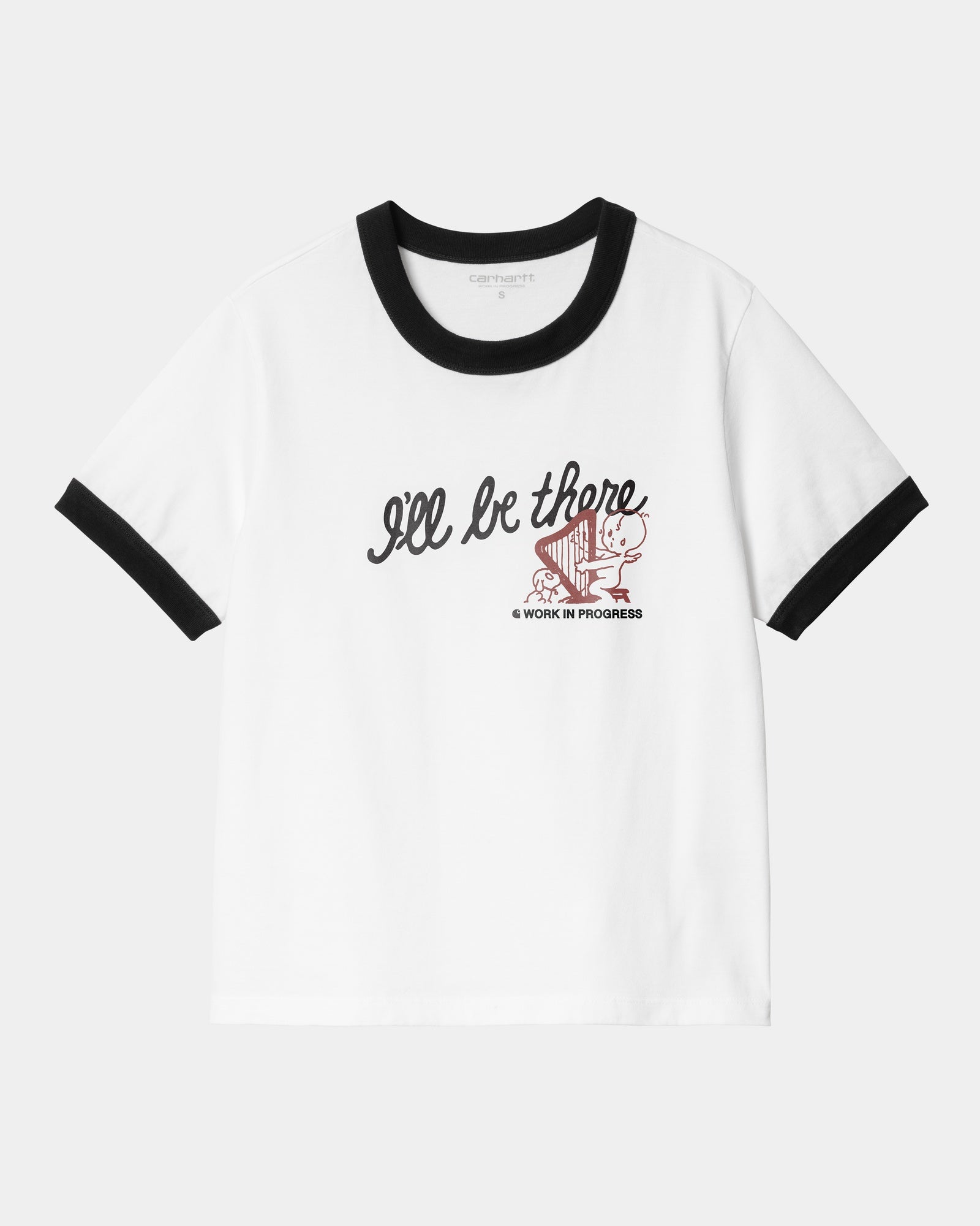 Women's 'I'll Be There' T-Shirt - Soft Cotton White Tee for Casual Wear, Outings & Everyday Comfort | Trendy & Comfortable