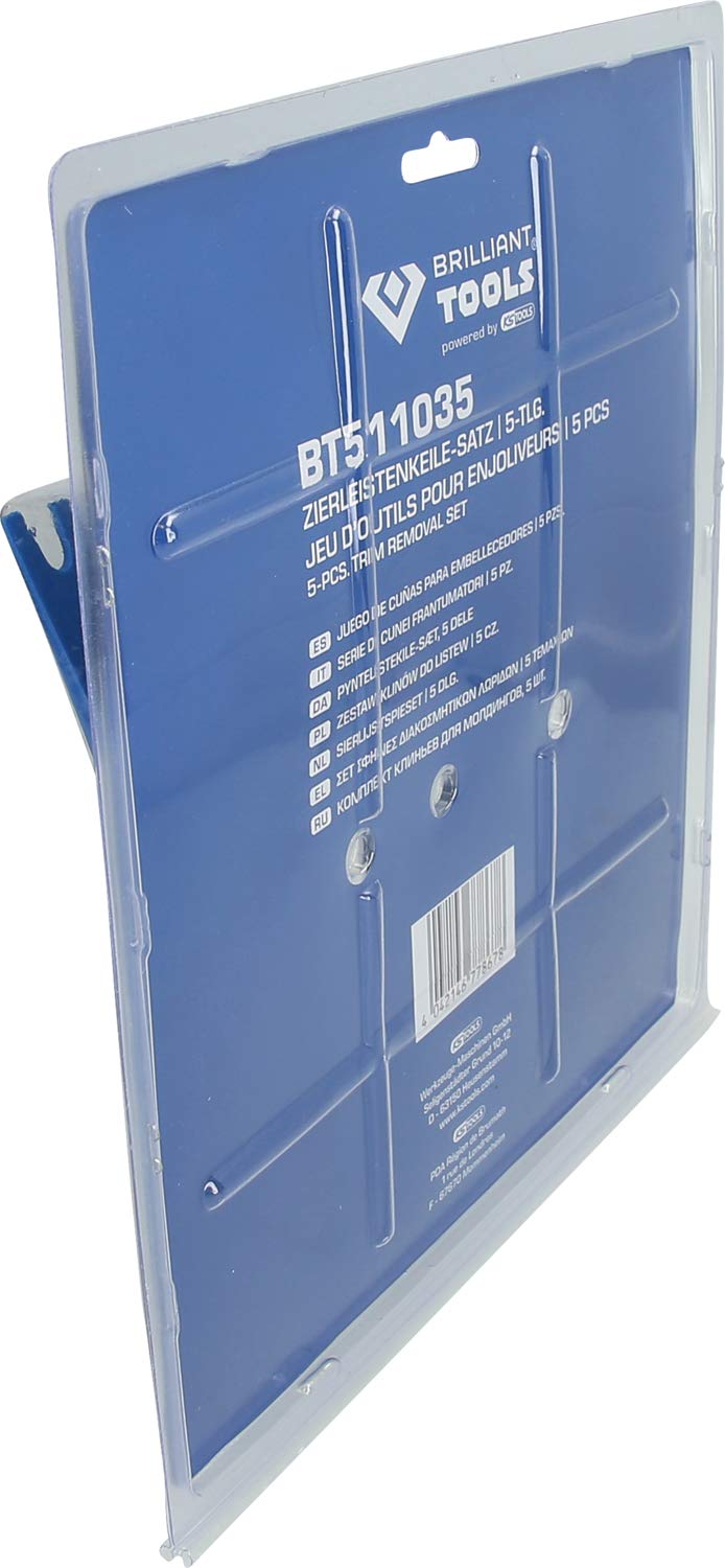 BRILLIANT TOOLS 5-Piece Trim Wedge Set - for Auto & DIY Installation