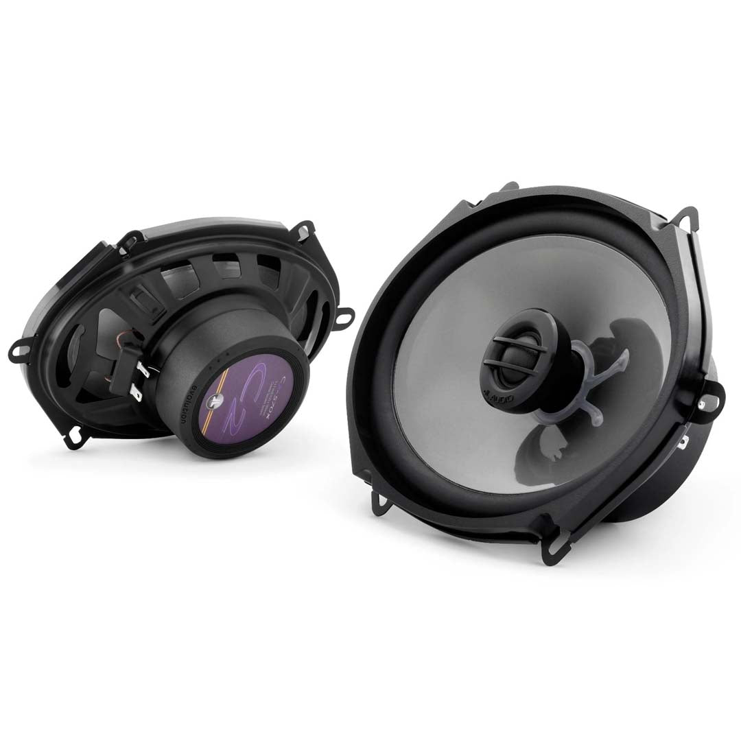 JL Audio C2 570x 5x7/6x8 Coaxial Car Speakers - 225W Power, C2 Series 2-Way Audio System - Perfect for Car Audio Upgrades & Truck Stereo Installations