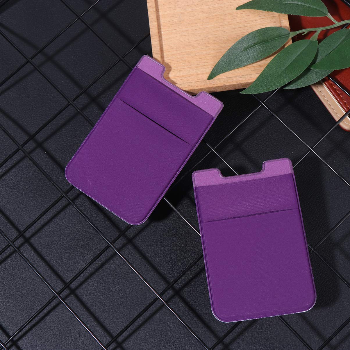 Hemobllo 2pcs Purple Phone Holder for Car & Parking Card - Perfect for Driving