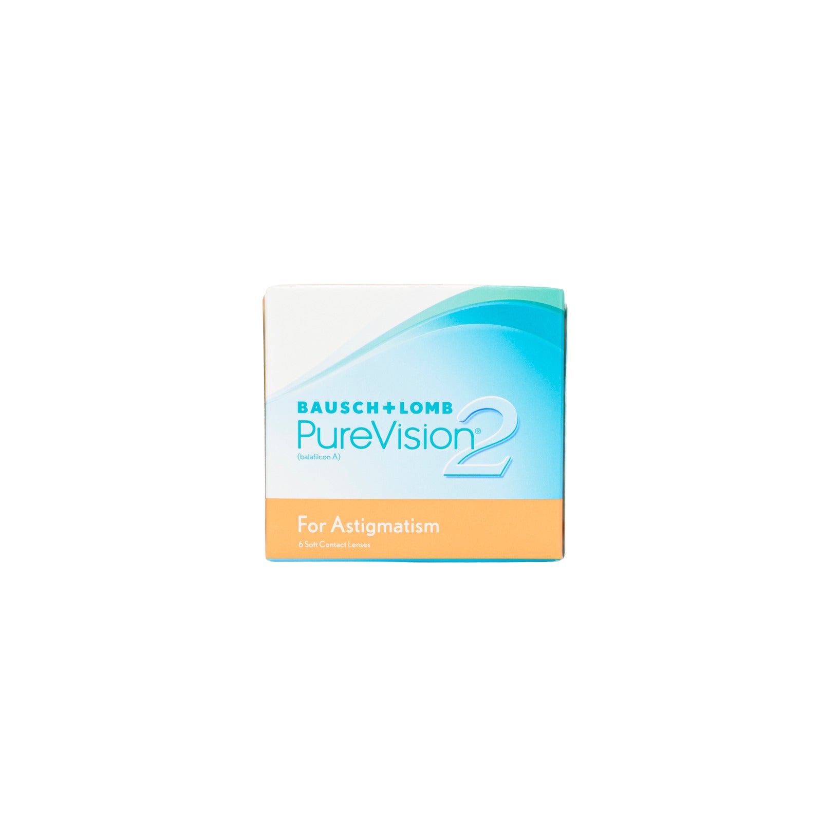 PureVision 2 Toric Contact Lenses for Astigmatism - 6 Pack | Monthly Disposable Soft Lenses for Clear Vision | Perfect for Active Lifestyle & Daily Wear
