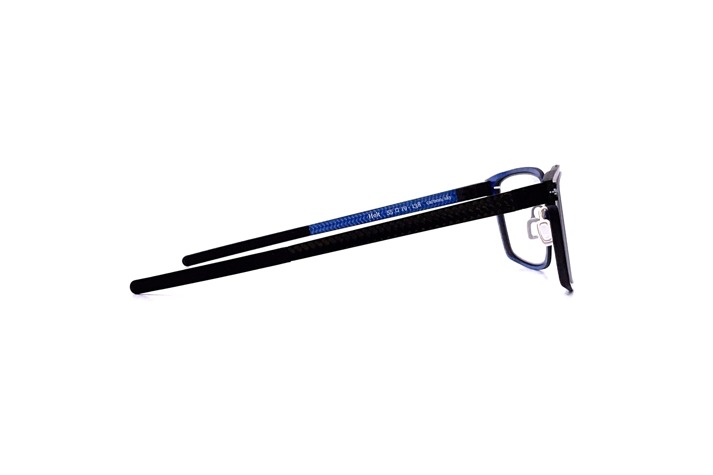 Blac Eyewear Holt Carbon/Sky Polarized Sunglasses for Men & Women - UV Protection, Lightweight & Stylish for Driving, Running, and Outdoor Activities
