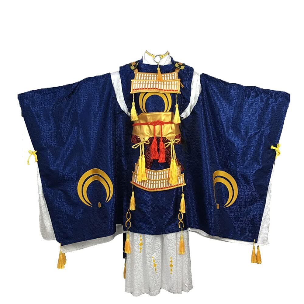 Touken Ranbu Online Mikazuki Munechika Cosplay Costume - Authentic Anime Kimono for Halloween, Conventions & Cosplay Events | Perfect for Anime Shows, Themed Parties & Japanese Culture Festivals