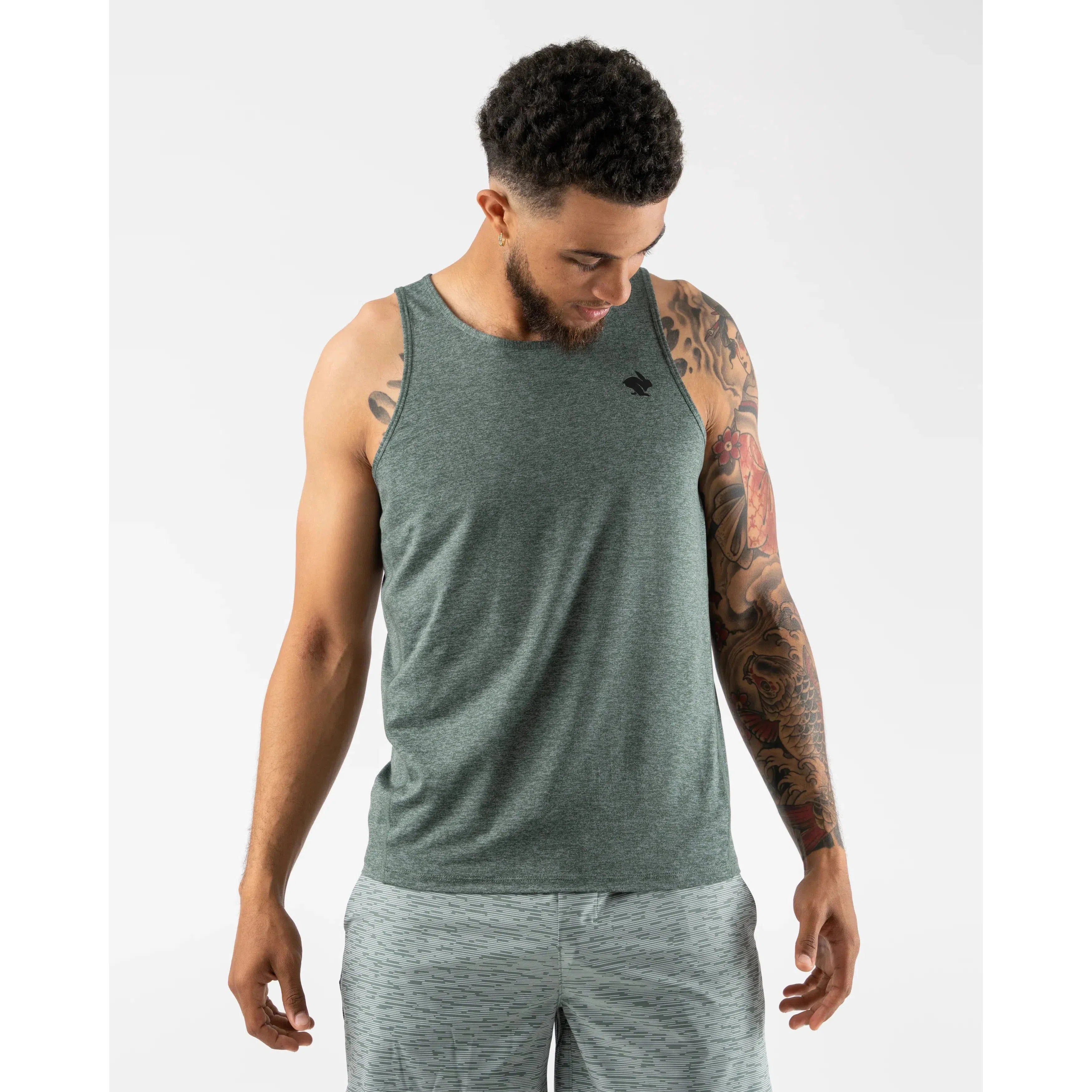 Men's Rabbit EZ Tank Top - Soft Breathable Cotton Casual Shirt for Summer - Perfect for Outdoor Activities, Beach Wear & Gym Workouts