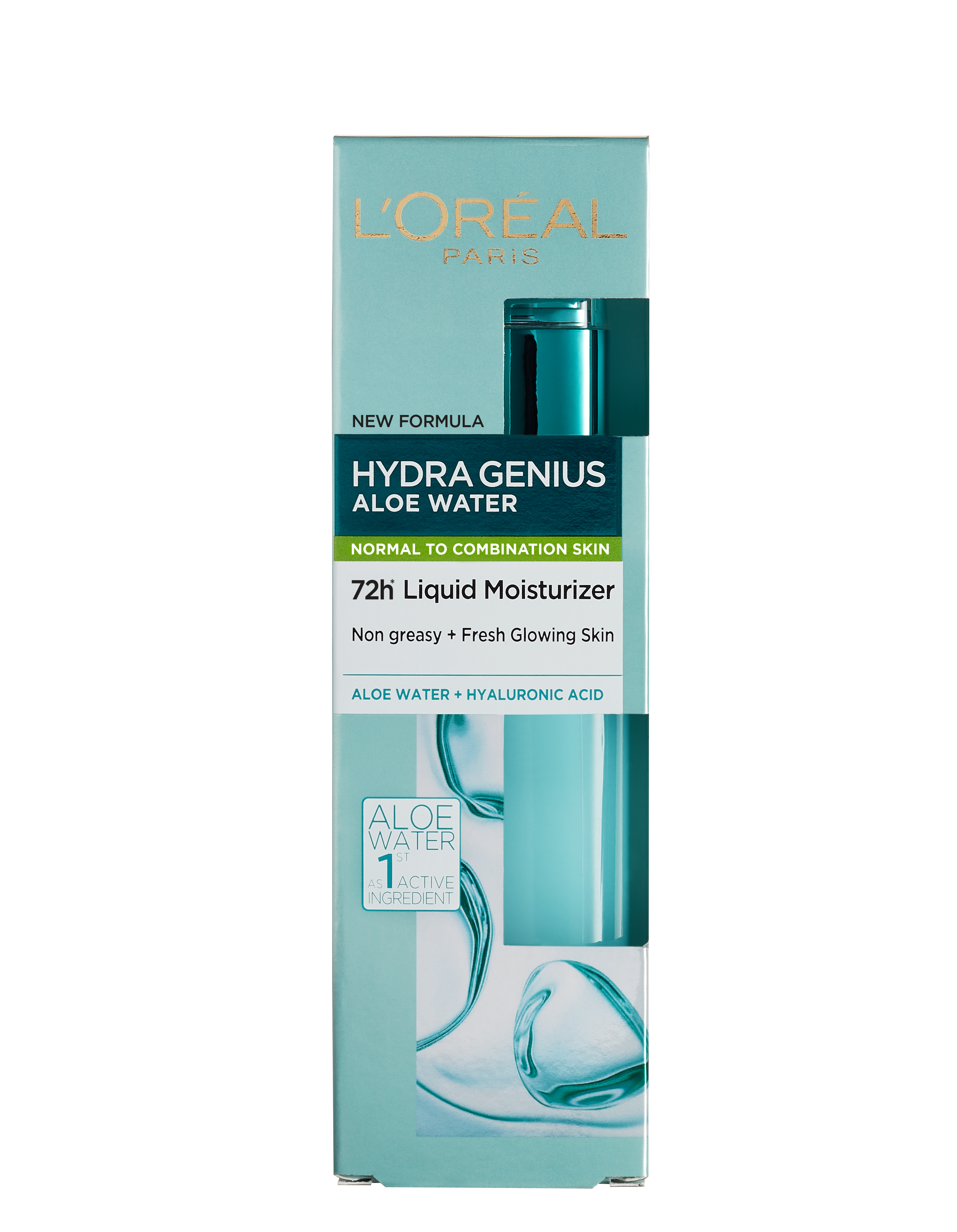 L'Oreal Paris Hydra Genius Daily Liquid Face Moisturizer for Dry Skin - Hydrating & Nourishing Care | Perfect for Day & Night Use, Travel & On-the-Go Skincare Routine