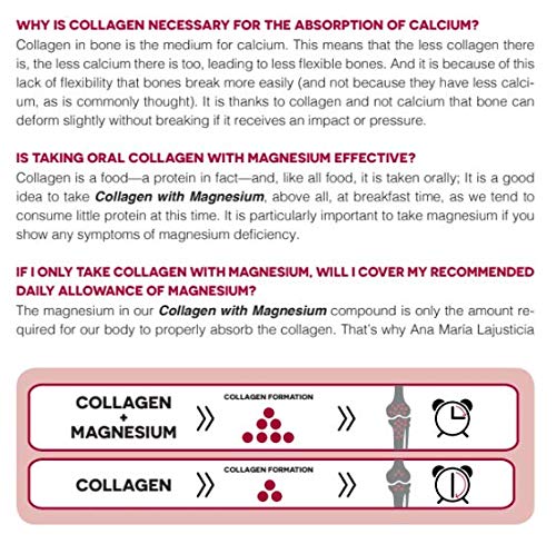 ANA Maria LAJUSTICIA Collagen with Magnesium 270 Tablets - Joint Support & Muscle Recovery Supplement | AMLSPORT by ANA Maria LAJUSTICIA | Ideal for Athletes, Fitness Enthusiasts & Active Lifestyles
