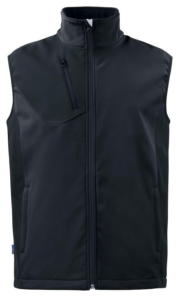 Men's Softshell Body Warmer Vest - Lightweight Thermal Insulated Jacket for Outdoor Activities (Black, Size M) | Perfect for Hiking, Camping & Winter Sports