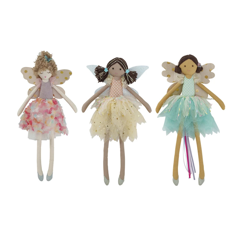 Enchanted Fairy Doll with Glitter Wings - Magical Gift for Kids & Collectors | Perfect for Birthday Parties, Room Decor & Fantasy Play