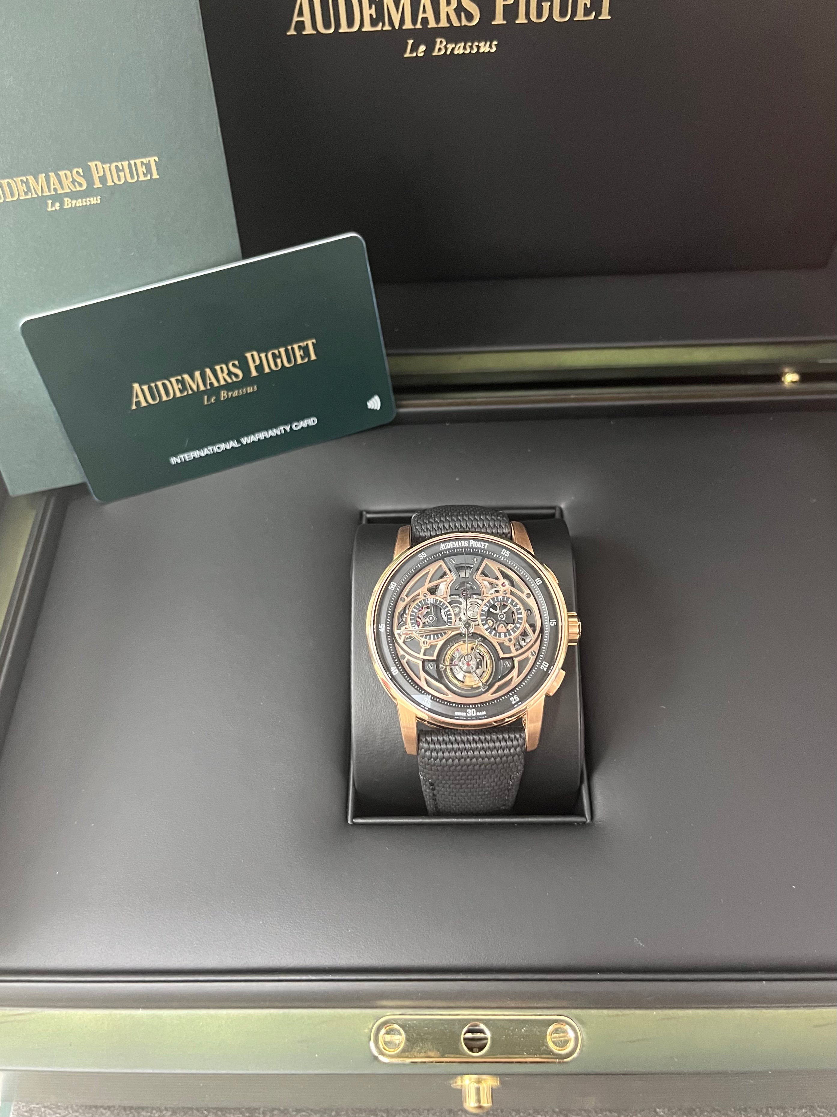 Audemars Piguet Code 11.59 Selfwinding Flying Tourbillon Chronograph Limited Edition 50 Pieces Watch - Ref #26399NR.OO.D002KB.01 - Luxury Men's Timepiece for Collectors & Special Occasions