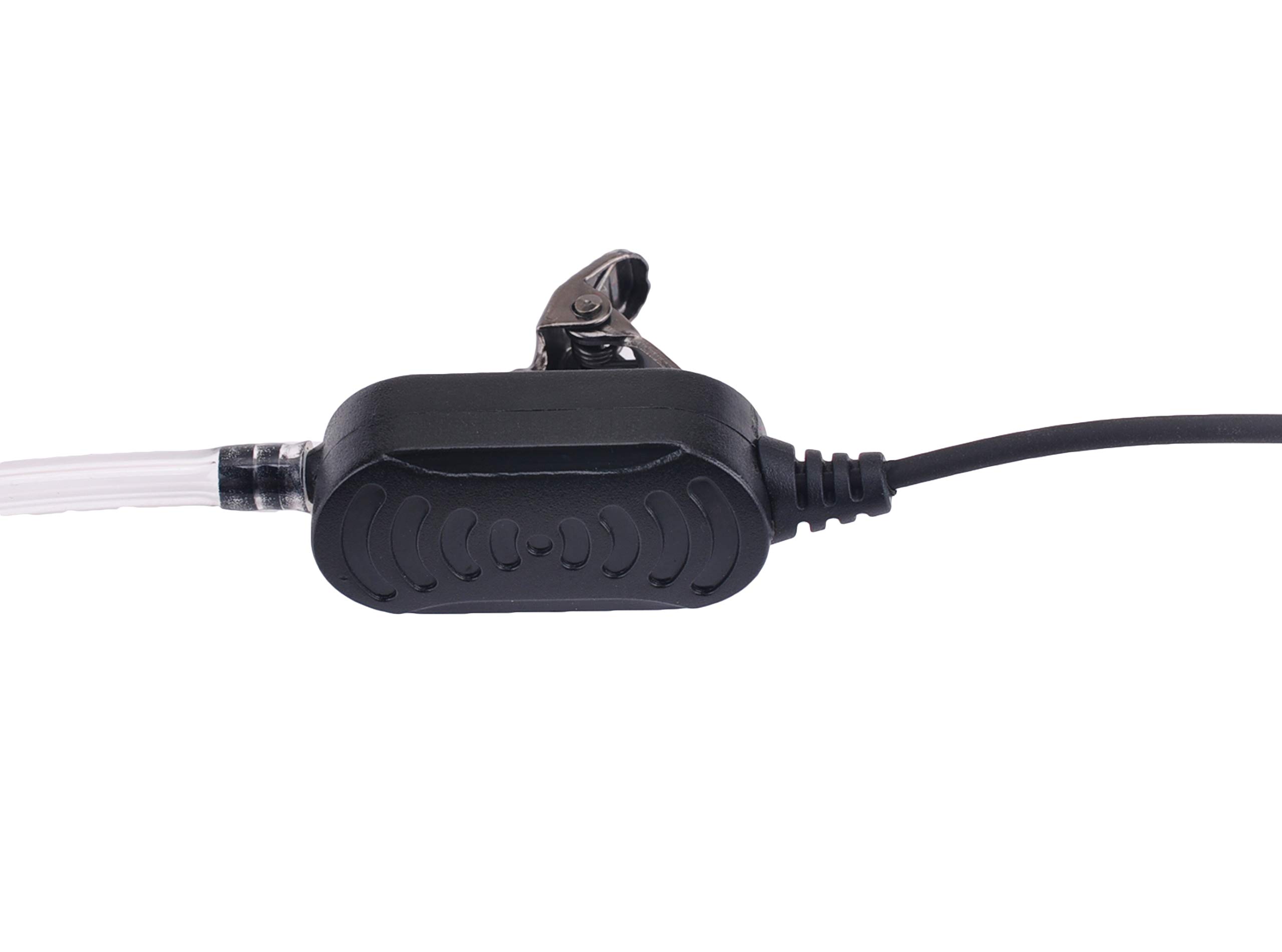 Kenwood Two-Way Radio Surveillance Headset with Acoustic Tube Earpiece & MIC - Covert Communication for Security, Law Enforcement & Event Staff
