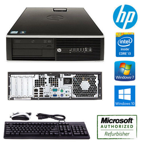 HP Compaq 6200 Pro SFF Desktop Computer - Intel Core i3 3.10GHz Processor, 4GB RAM, 500GB HDD, Windows 10 Pro (Renewed) - Perfect for Home Office, Business, and Everyday Computing