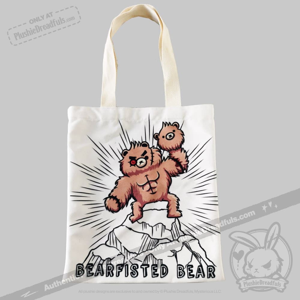 Plushie Dreadfuls Bearfisted Ripped Bear Stuffed Animal Toy - Cute Huggable Plush for Kids, Gift for Bear Lovers, Perfect for Bedroom Decor & Comfort