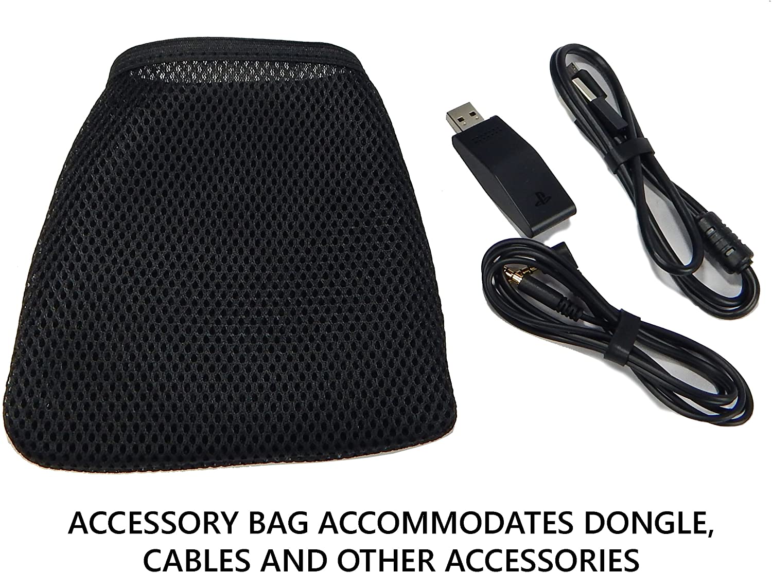 CASEMATIX Gaming Headset Case - Compatible with Kingston HyperX Cloud II, Flight S, Stinger, Revolver S, Cloud Alpha & More - Protective Storage for PC, PS4, Xbox Gaming Headsets - Perfect for Travel & Organized Gaming Setup
