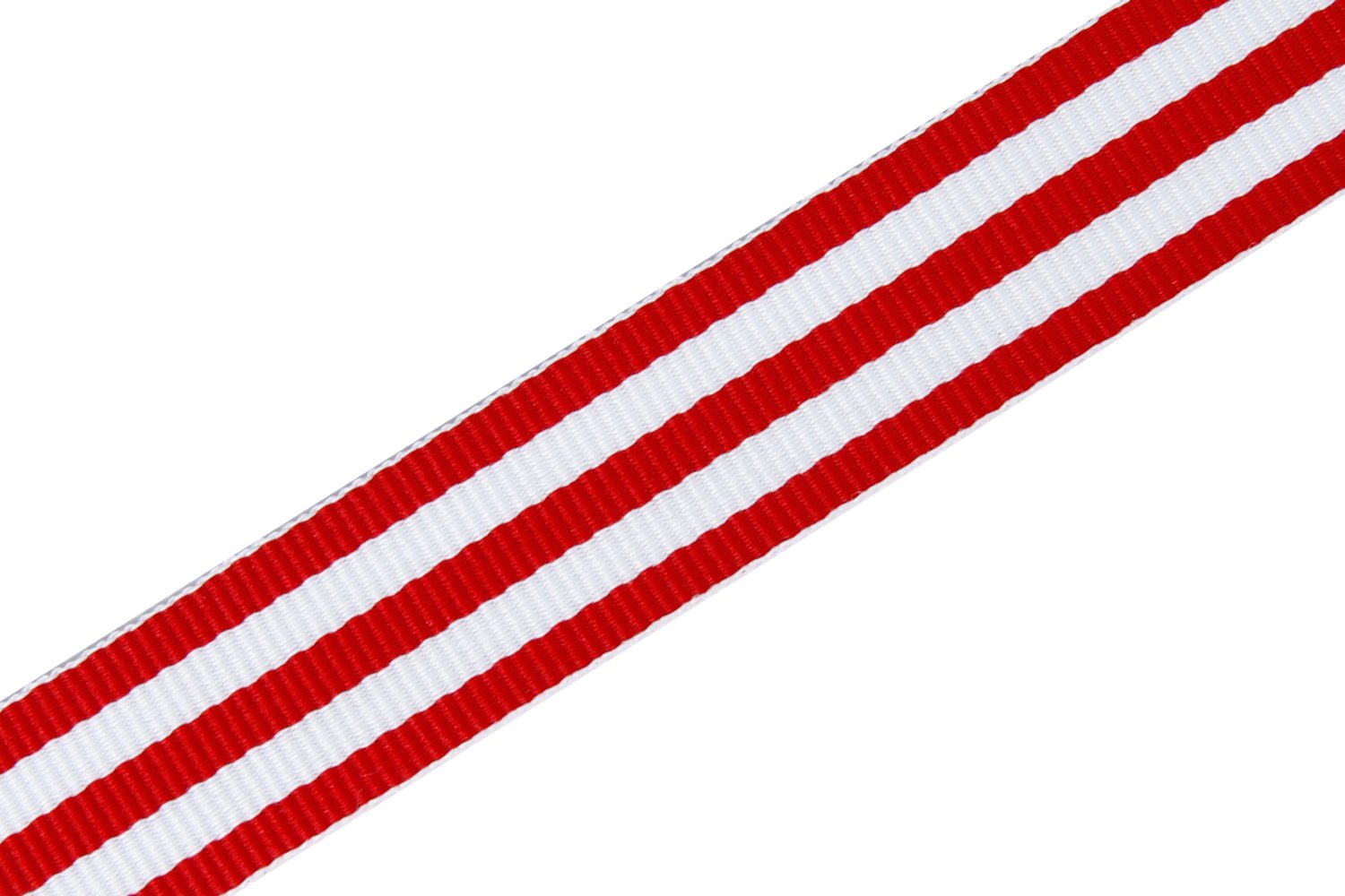 Premium Red and White Striped Grosgrain Ribbon - 5/8 Inch x 10 Yards - Gift Wrapping, Crafts, DIY Projects, Hair Bows, Party Decorations, and Scrapbooking Supplies