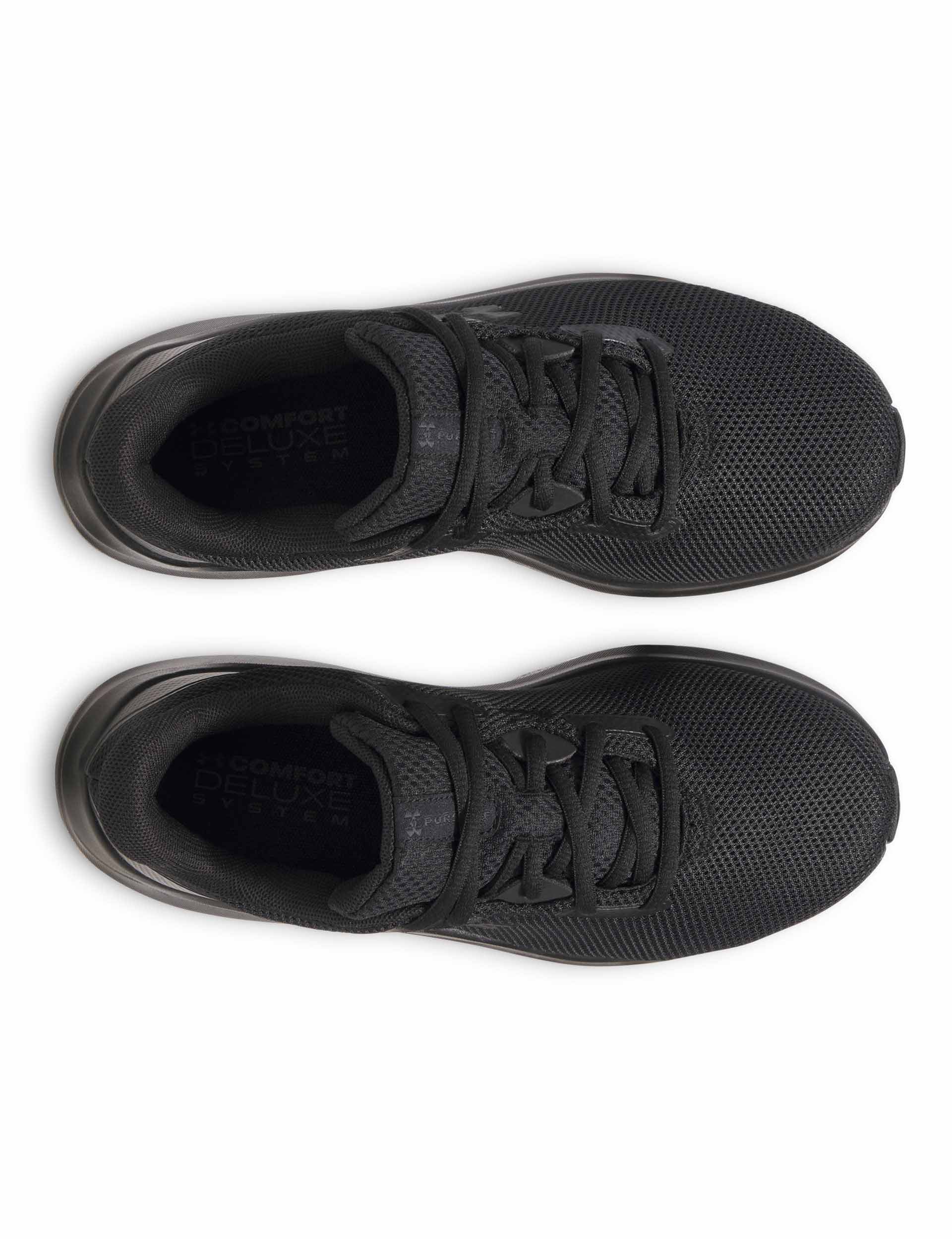 Pursuit 4 Running Shoes for Men & Women - Lightweight Black Athletic Sneakers with Cushioning - Perfect for Jogging, Gym Workouts & Daily Walking