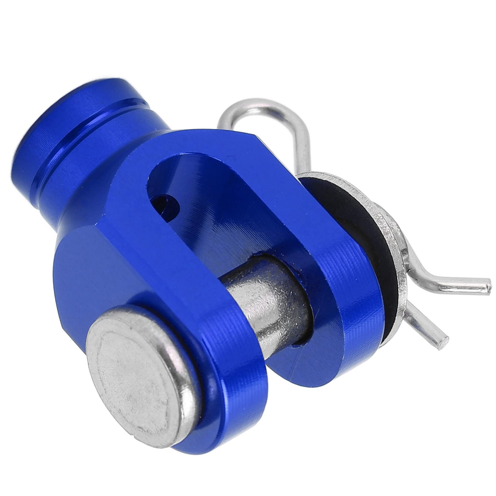 Anodized CNC Aluminum Motorcycle Rear Brake Clevis - Lightweight Replacement Part for YZ125, YZ250, YZ250F, YZ125X (Blue) | Durable Repair Accessory for Off-Road & Motocross Riding