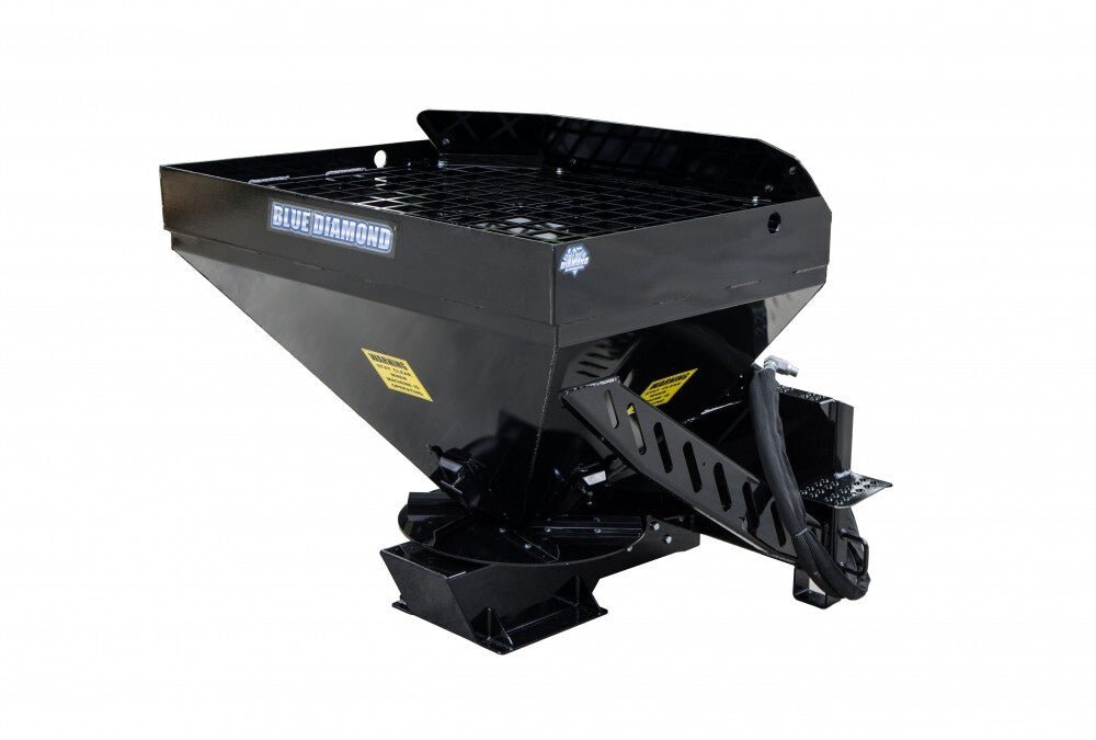 Blue Diamond Heavy Duty Material Spreader - Durable Construction Equipment for Landscaping, Farming & Snow Removal | Perfect for Spreading Gravel, Salt & Fertilizer
