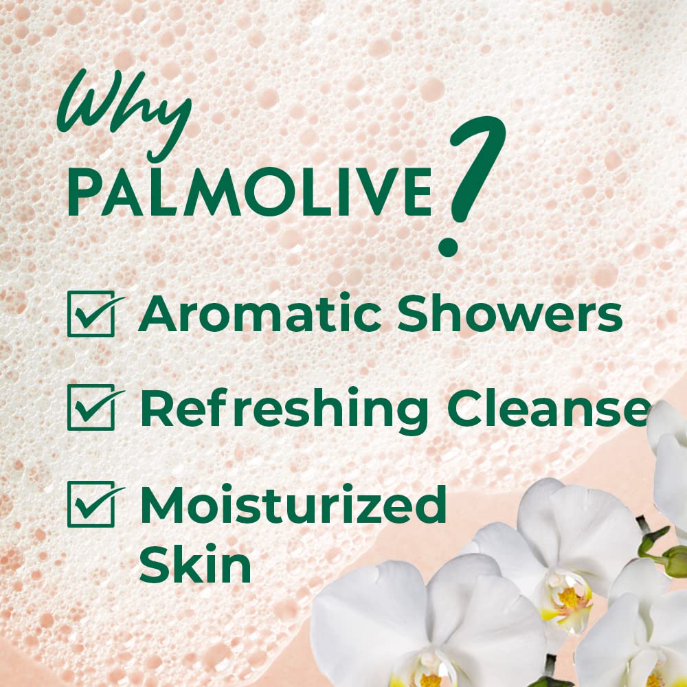 Palmolive Luminous Oil Rejuvenating Body Wash - 250ml | 100% Natural Fig Oil & White Orchid Extracts for Soft, Radiant Skin | PH Balanced | Paraben & Silicone Free | Hydrating & Nourishing for Daily Shower & Spa Experience