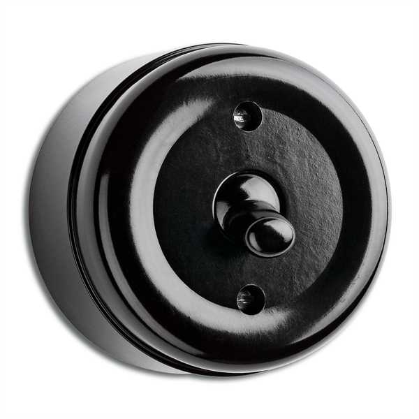 Korsströmbrytare (Toggle Switch) Bakelit Surface Mount - Durable Electrical Switch for Home and Industrial Use
