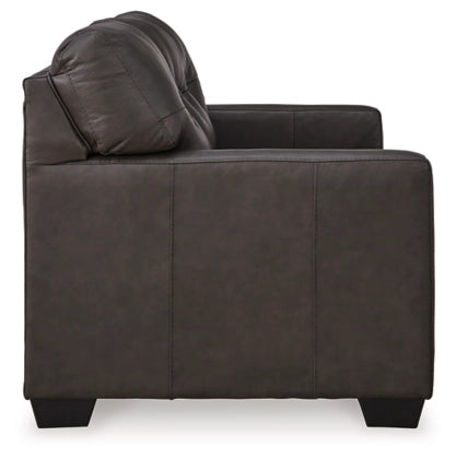 Belziani Genuine Leather Loveseat Sofa – Luxurious Two-Seater for Living Room, Lounge & Office – Perfect for Relaxing & Entertaining
