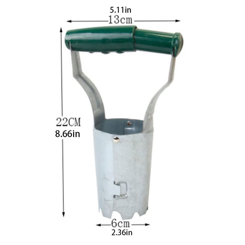 Best Garden Bulb Planter Tool - Handheld Bulb Transplanter with Depth Mark for Planting Tulips, Daffodils & Flowers - Ideal for Gardening, Landscaping & Lawn Care