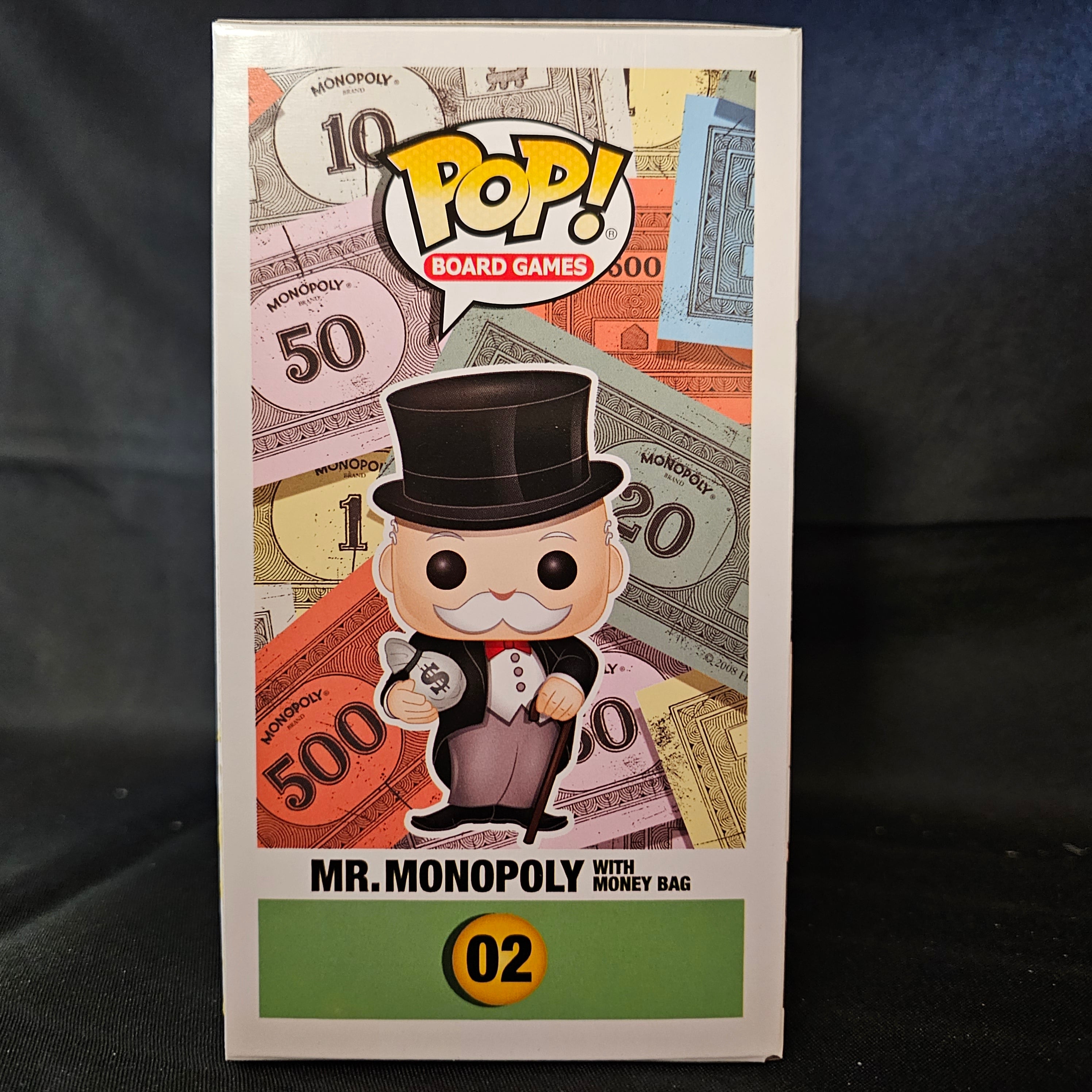 Funko Pop! Vinyl Figure - Mr. Monopoly with Money Bag Board Game Collectible | Perfect for Game Nights, Office Decor & Pop Culture Collections