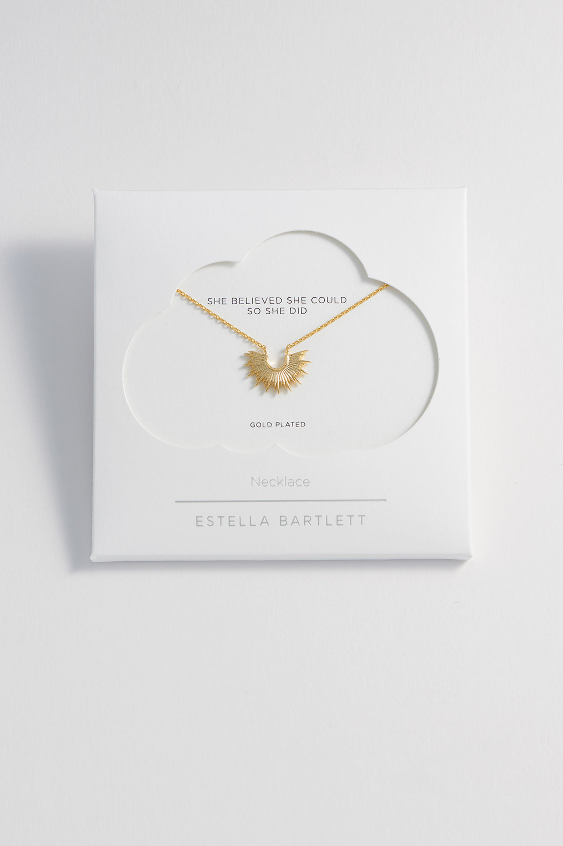 Sunburst Pendant Necklace for Women - 14K Gold Plated Sun Charm Jewelry - Perfect for Everyday Wear, Parties & Gifts
