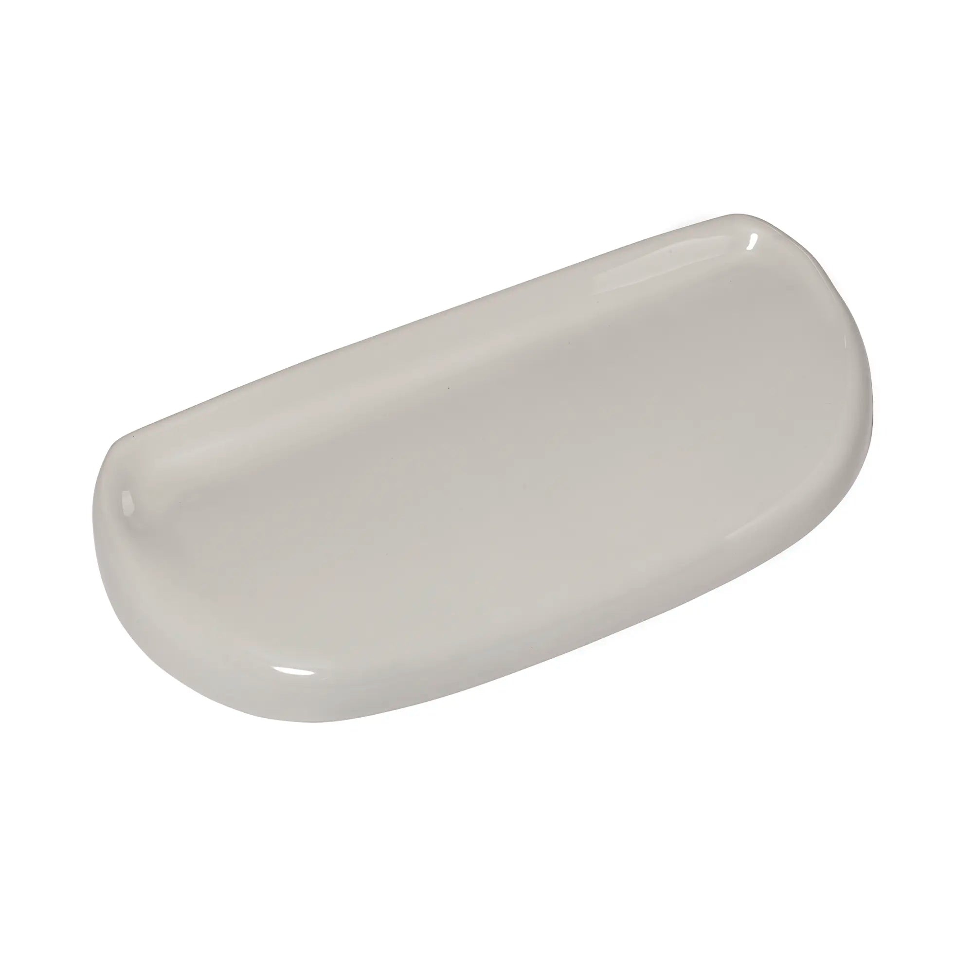 Glenwal Toilet Tank Cover 4098 - White Ceramic Bathroom Accessory for Modern Toilets | Perfect for Home, Hotel & Office Restroom Decor