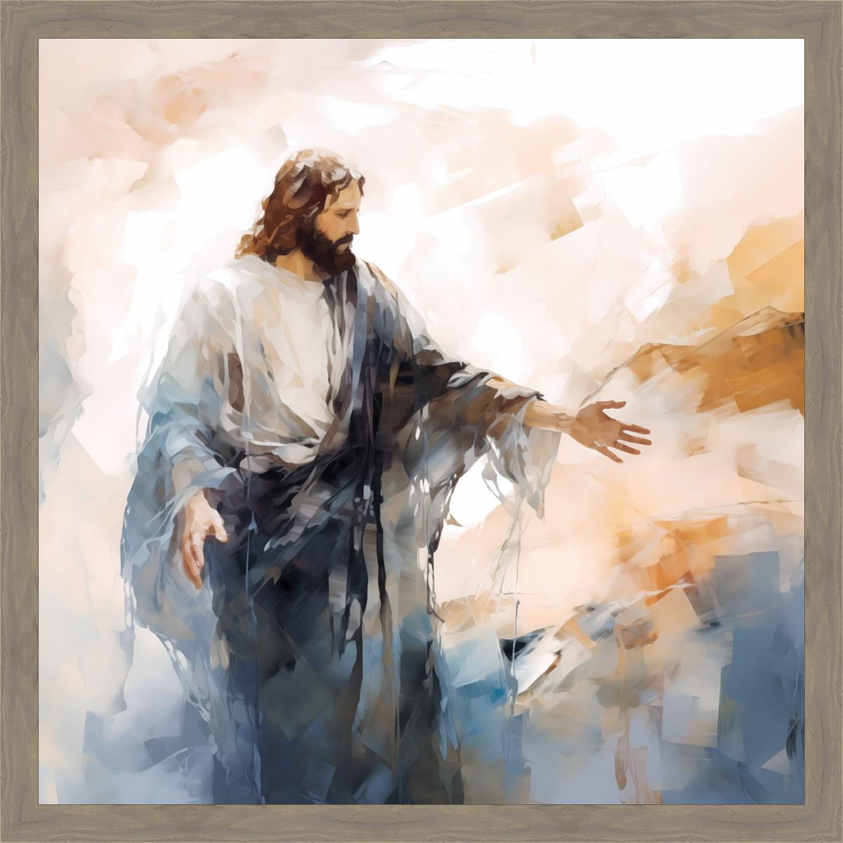 Come Unto Me Large Wall Art - Inspirational Christian Home Decor for Living Room, Bedroom & Office - Perfect for Gifts & Spiritual Spaces
