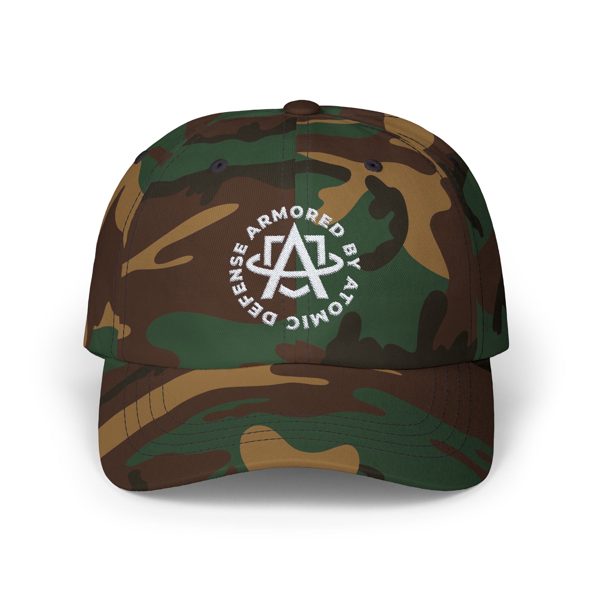 Atomic Defense Classic Dad Cap - Adjustable Cotton Baseball Hat for Men & Women - Perfect for Outdoor Activities, Sports & Casual Wear
