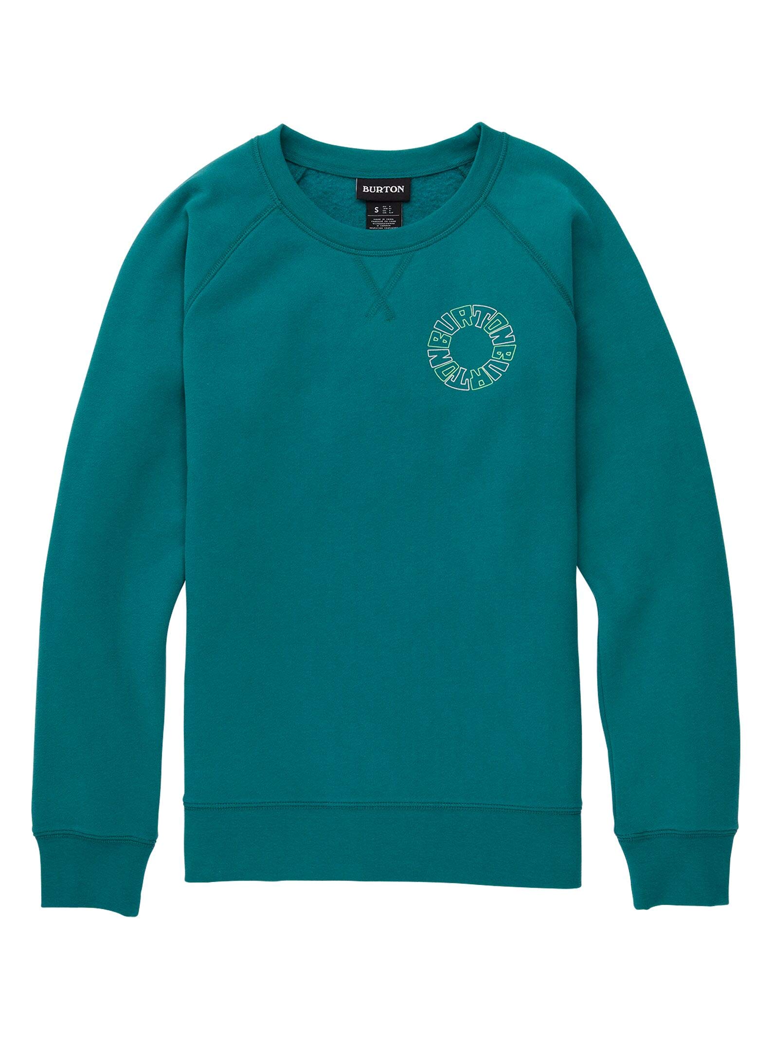 Burton Women's Keeler Crew Neck Sweatshirt - Soft Fleece Pullover for Casual Wear, Hiking & Outdoor Activities