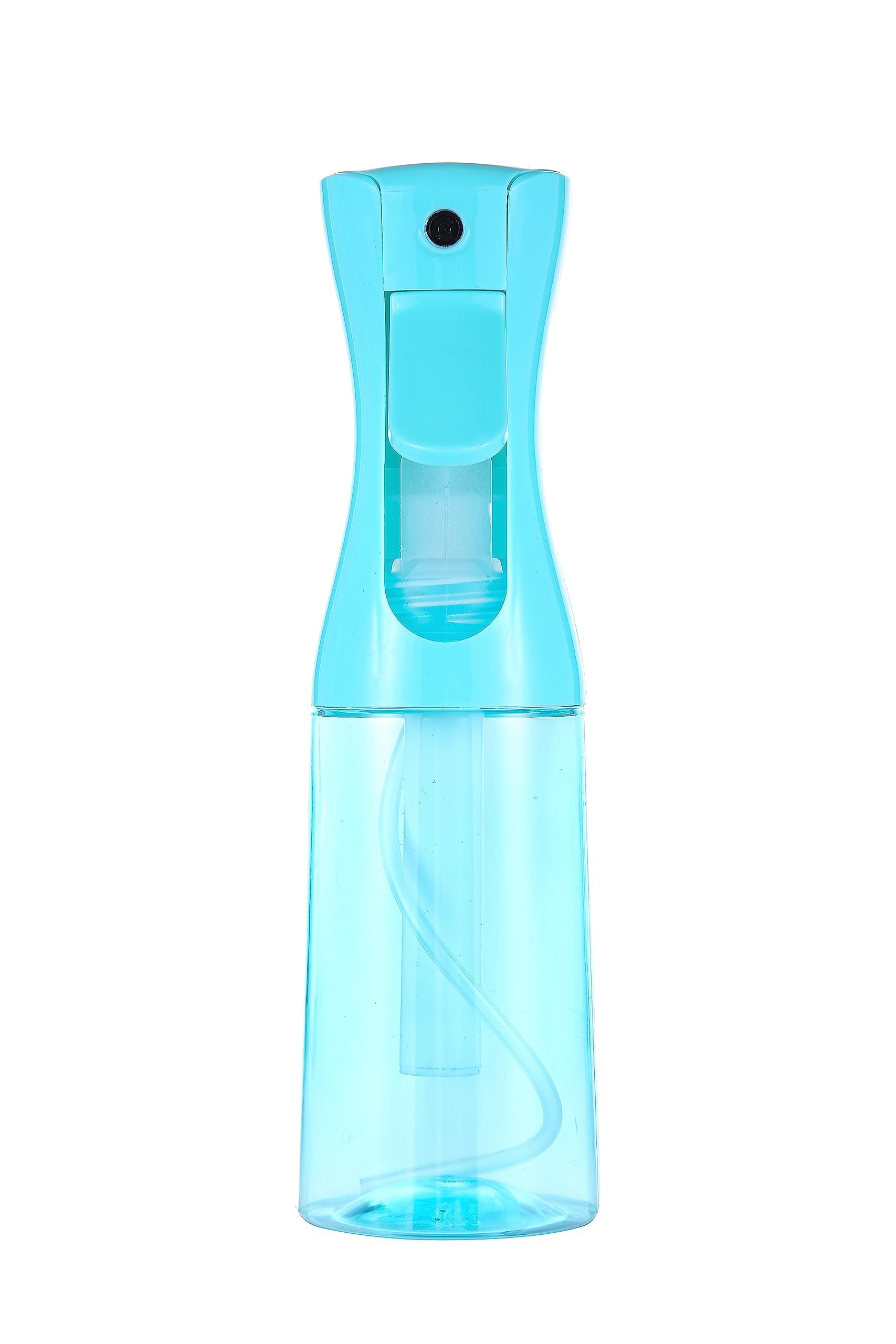 D-DIVINE Ultra Fine Continuous Spray Bottle - Durable Empty Water Mister for Hairstyling, Plants, Cleaning, Cooking & Skin Care - Perfect for Salon, Home, Garden & Travel (Blue)