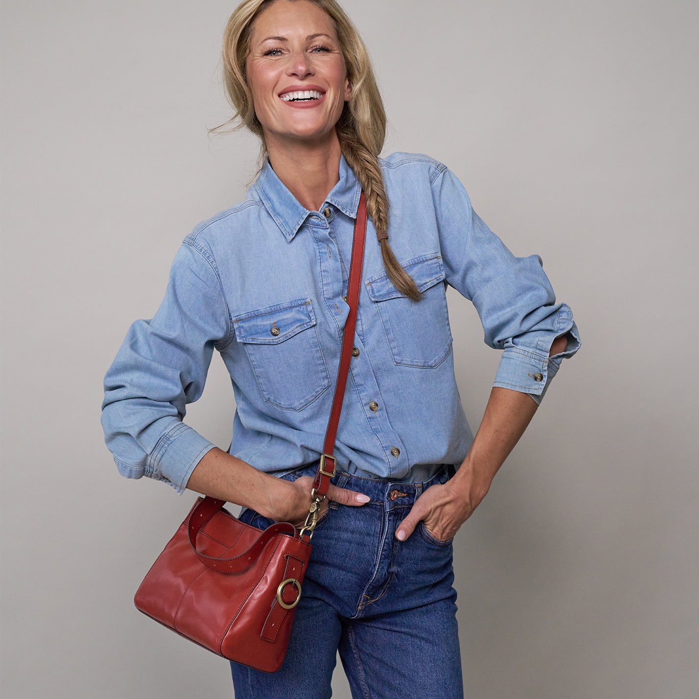 Polished Leather Small Crossbody Bag for Women - Stylish & Compact Handbag for Everyday Use, Travel, and Casual Outings