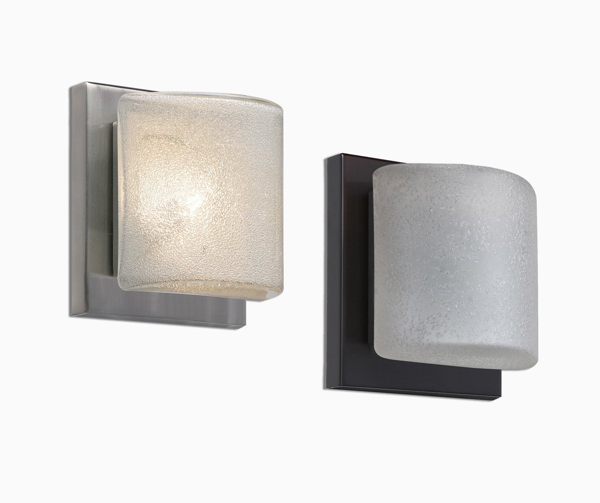 1WS-787307-LR-BR Paolo Collection LED Wall Sconce Light Fixture - Modern Single Light Wall Mount for Bedroom, Hallway & Living Room Lighting