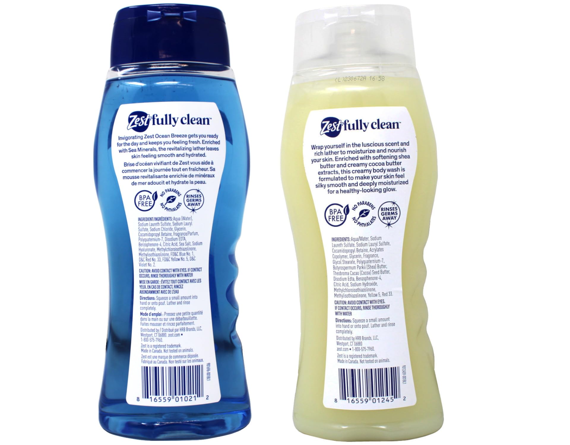 Cocoa Butter & Shea Body Wash 18oz - Moisturizing & Refreshing for Dry Skin